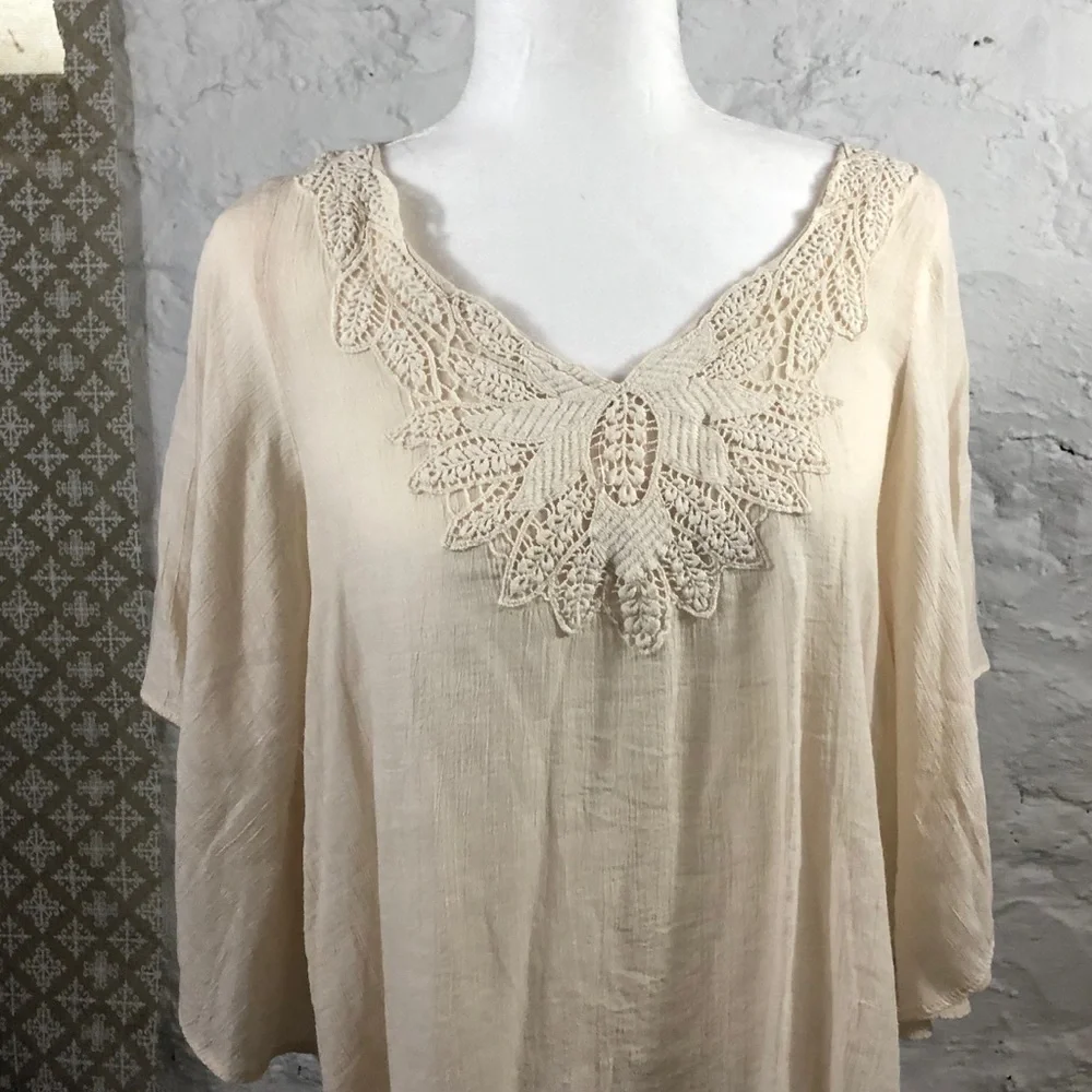 𝅺boho Batwing Dolman peasant Blouse - Picture 3 of 6